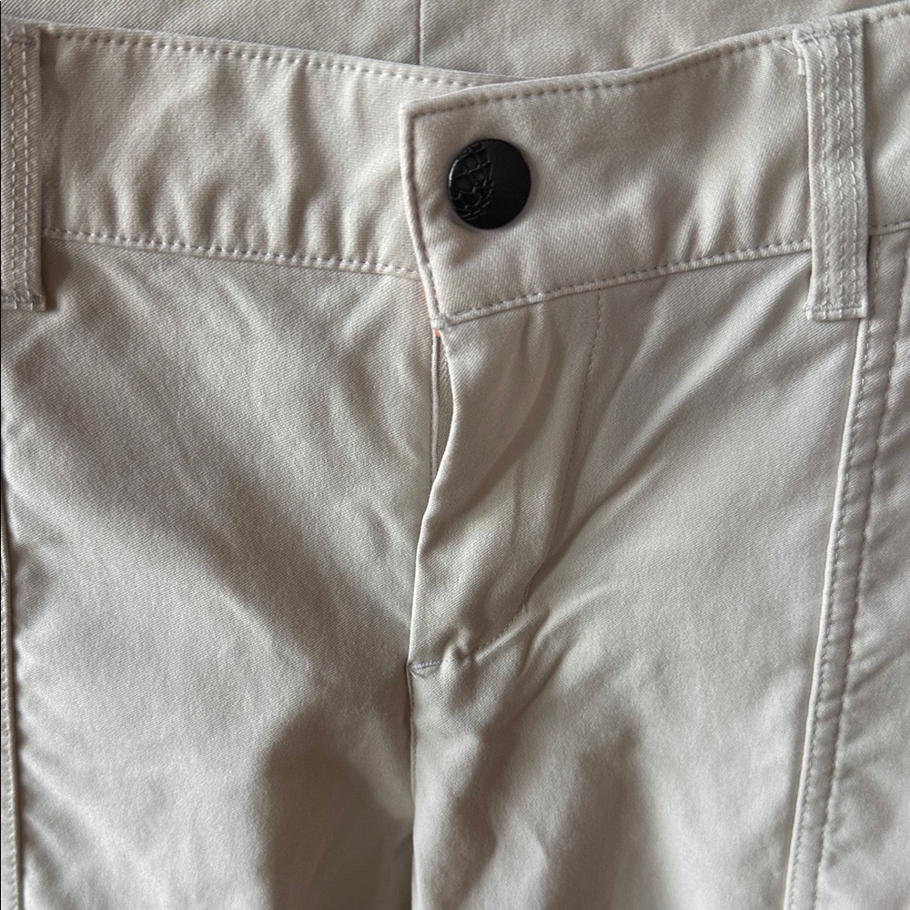 Stio Women's Cream hiking active Joggers pants. Size 8 - Picture 2 of 9